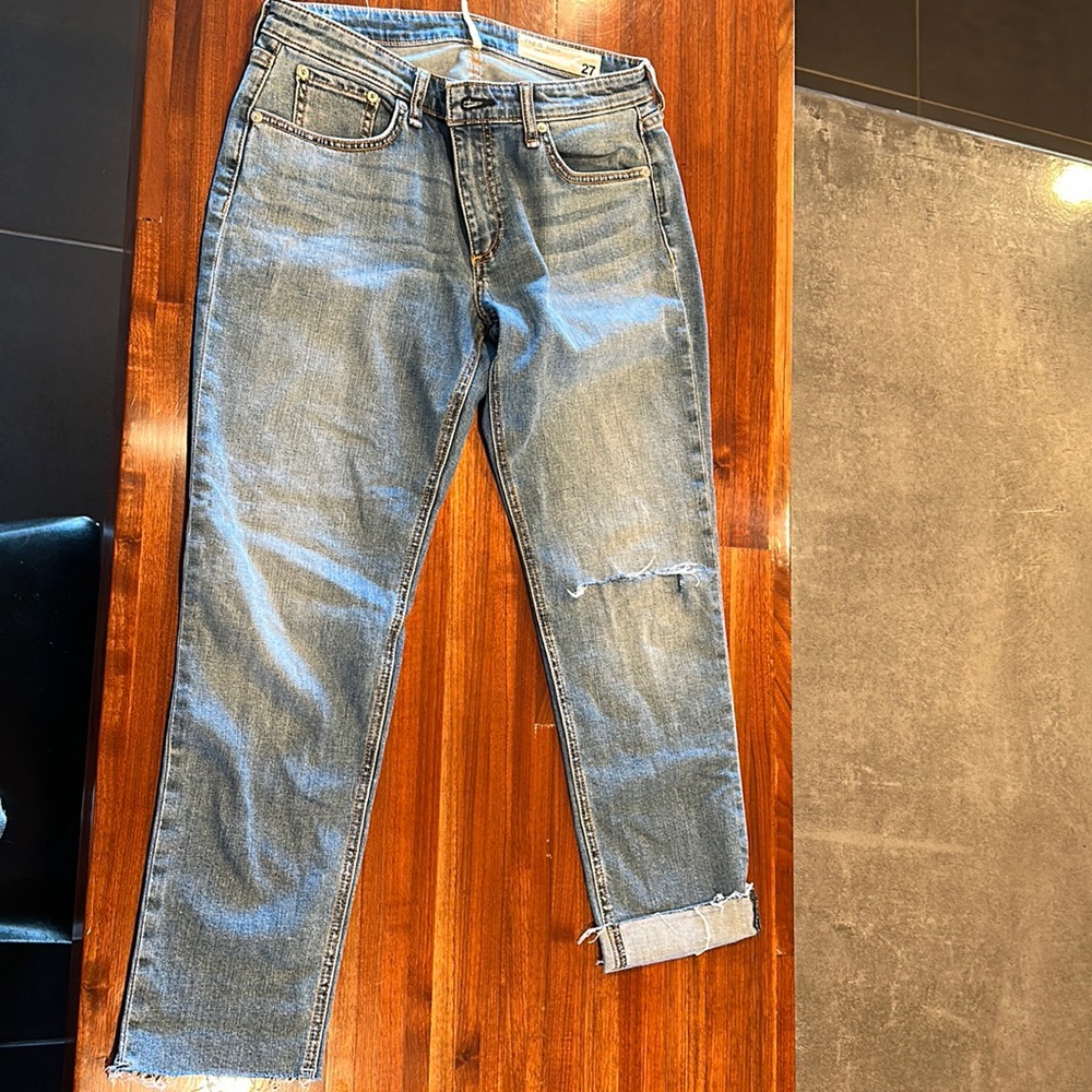 Rag and bone boyfriend cropped jean